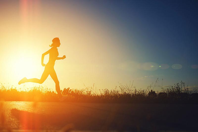 Carta Da Parati Corsa Sana - Fotomurale