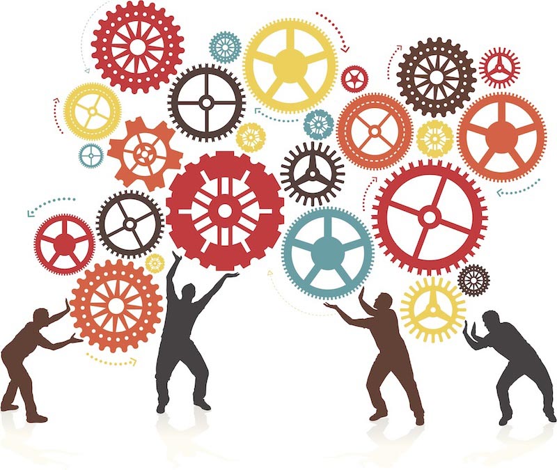 Carta Da Parati La Distribuzione Dei Compiti - Fotomurale