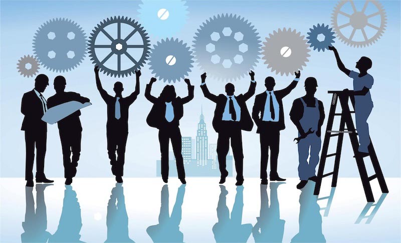 Carta Da Parati Condivisione Dei Compiti - Fotomurale