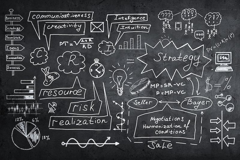 Carta Da Parati Modello Di Business - Fotomurale