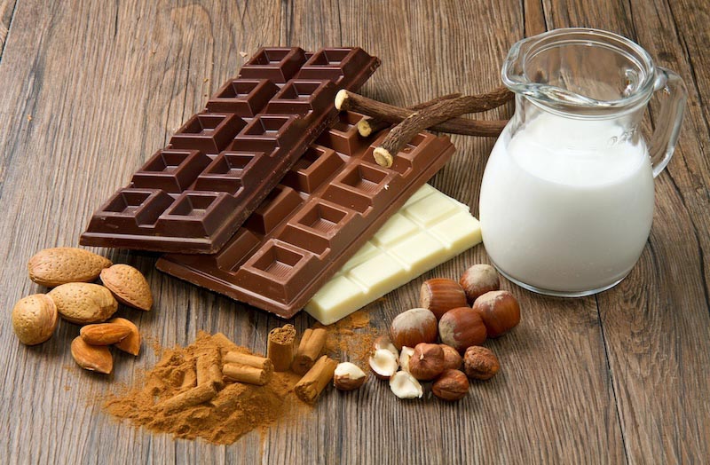 Carta Da Parati Latte Al Cioccolato - Fotomurale