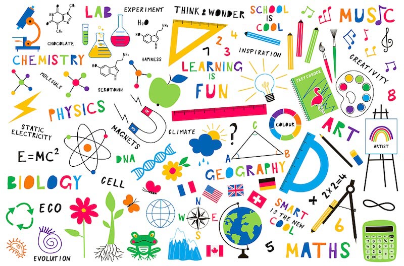 Carta Da Parati Muro Della Scuola - Fotomurale