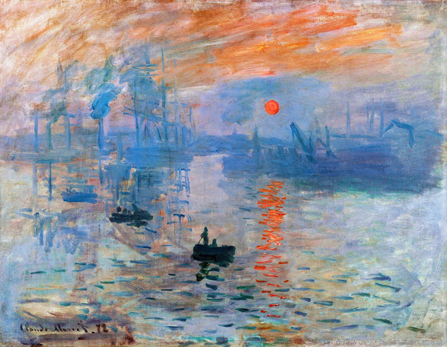 Carta Da Parati Monet - Impressione, Levar Del Sole - Fotomurale