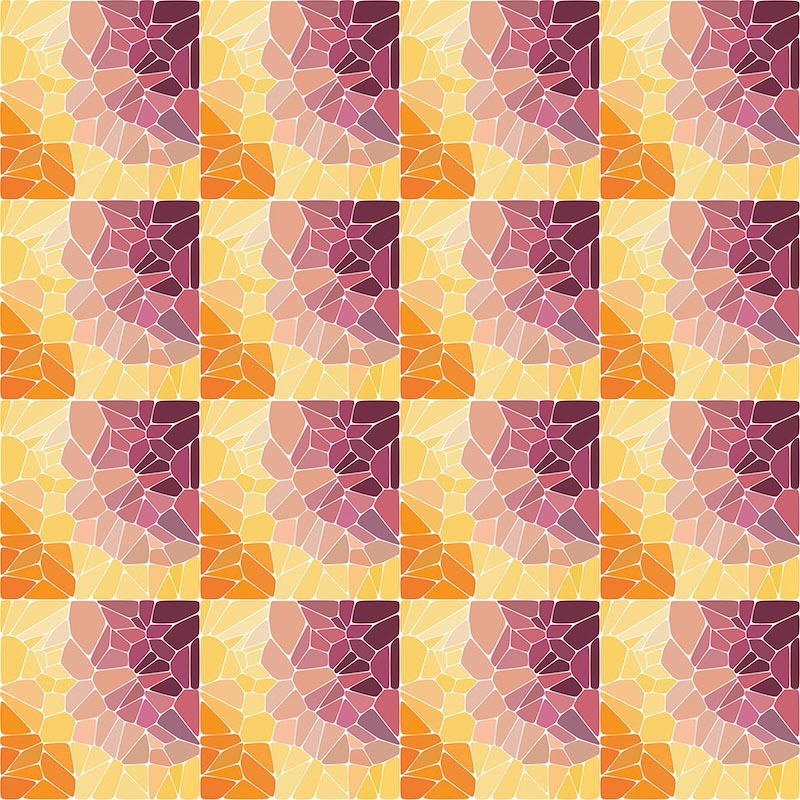 Carta Da Parati Mosaico - Fotomurale