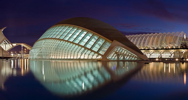 Carta Da Parati Crepuscolo Emisferico Di Valencia - Fotomurale