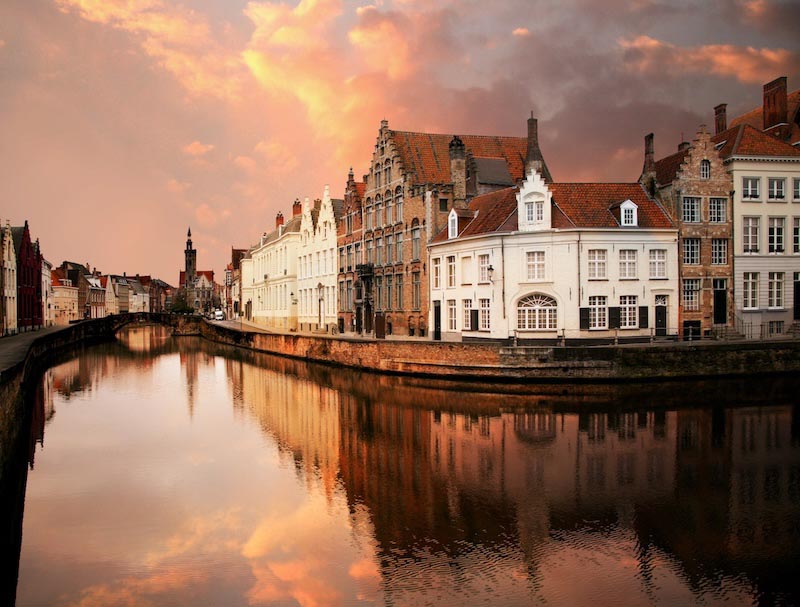 Carta Da Parati A Bruges - Fotomurale
