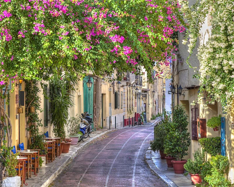 Carta Da Parati Strada Tranquilla - Fotomurale