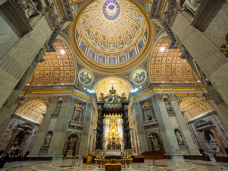 Interno Basilica San Pietro - Fotomurale
