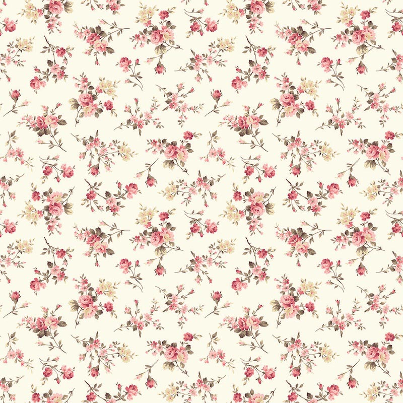 Carta Da Parati Fiori Retrò - Fotomurale