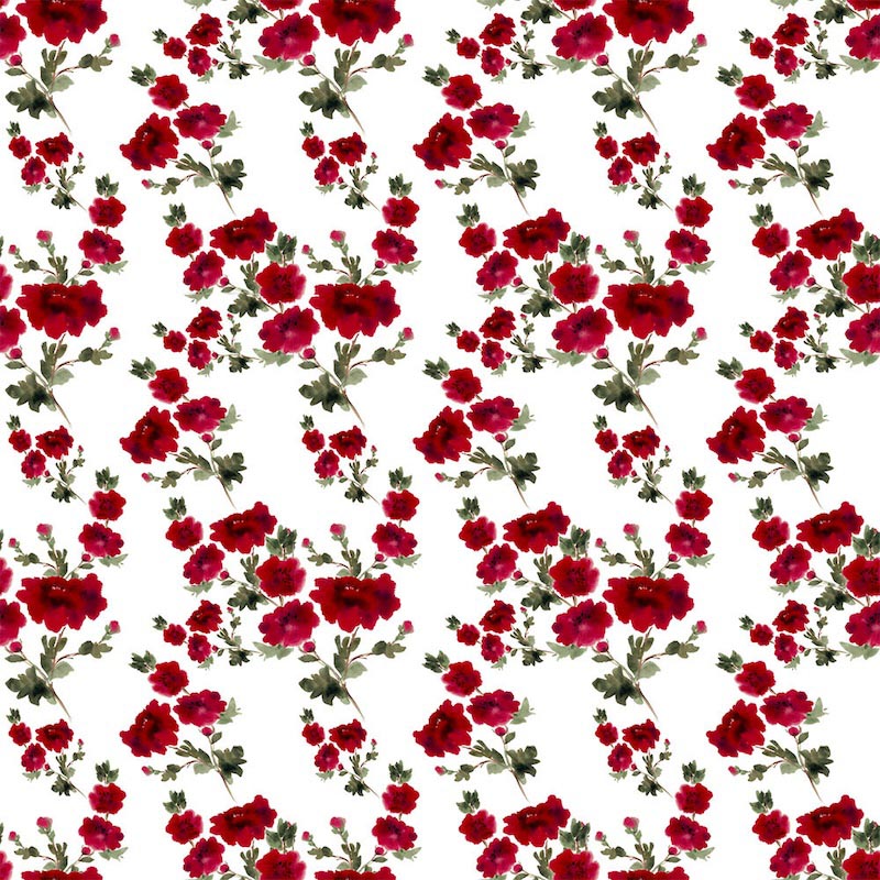 Carta Da Parati Rosa Rossa - Fotomurale