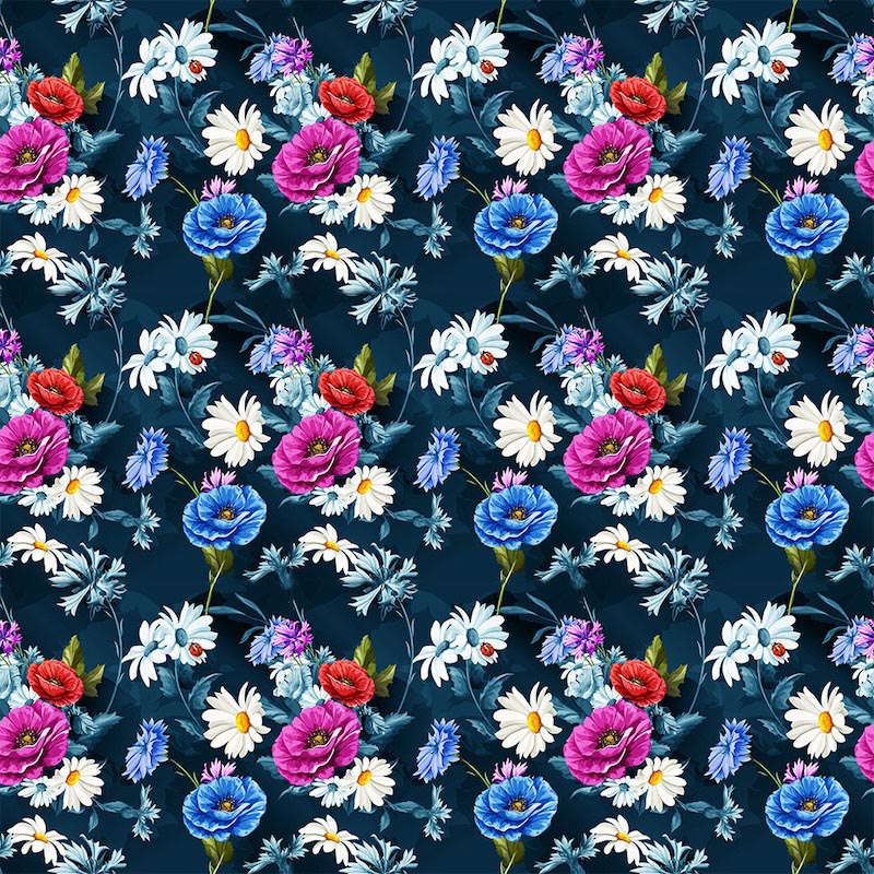 Carta Da Parati Fiori Che Sbocciano - Fotomurale