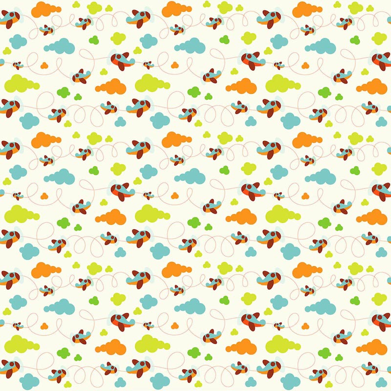 Carta Da Parati Aerei E Nuvole - Fotomurale