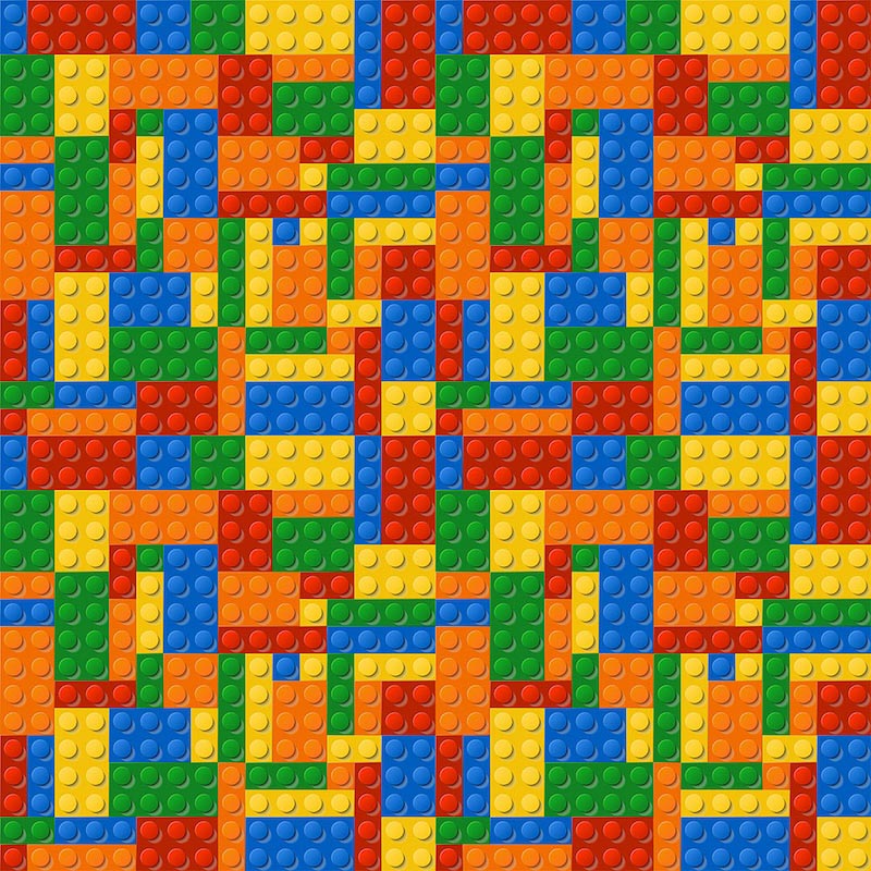 Carta Da Parati Lego - Fotomurale