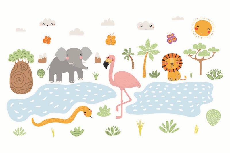 Carta Da Parati Animali E Natura - Fotomurale