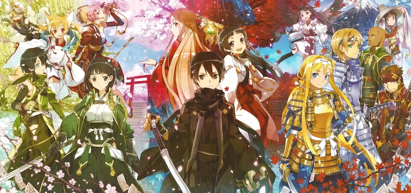 Carta Da Parati Personaggi Anime Fantasy Giapponese - Fotomurale