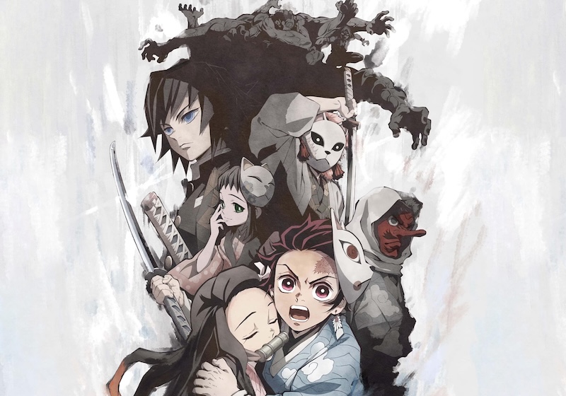 Carta Da Parati Guerrieri Anime Spada Demone - Fotomurale