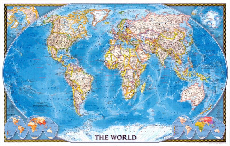 Carta Da Parati Mondo - Fotomurale