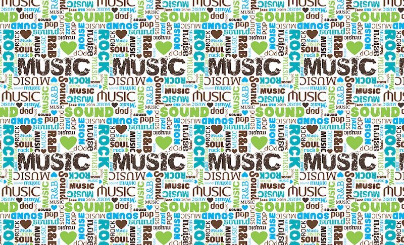 Carta Da Parati Musica Ovunque - Fotomurale