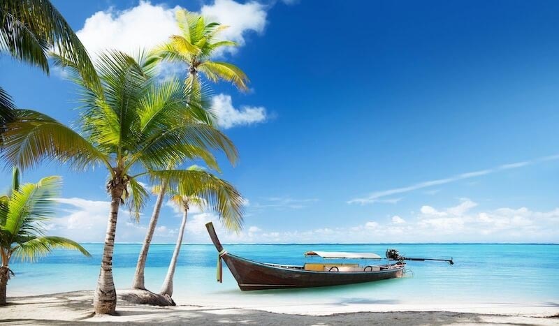 Carta Da Parati Vacanza Tropicale - Fotomurale