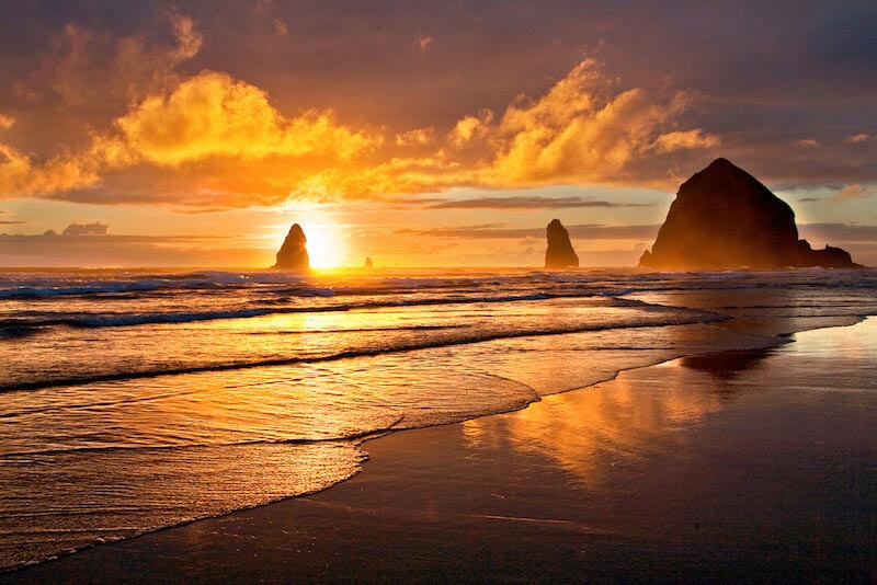 Carta Da Parati Alte Rocche E Tramonto - Fotomurale