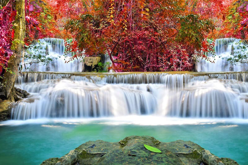 Carta Da Parati Cascate Nascoste - Fotomurale