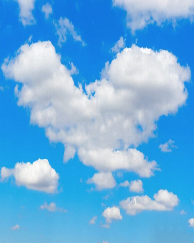 Carta Da Parati Cielo Azzurro E Bellissime Nuvole - Fotomurale