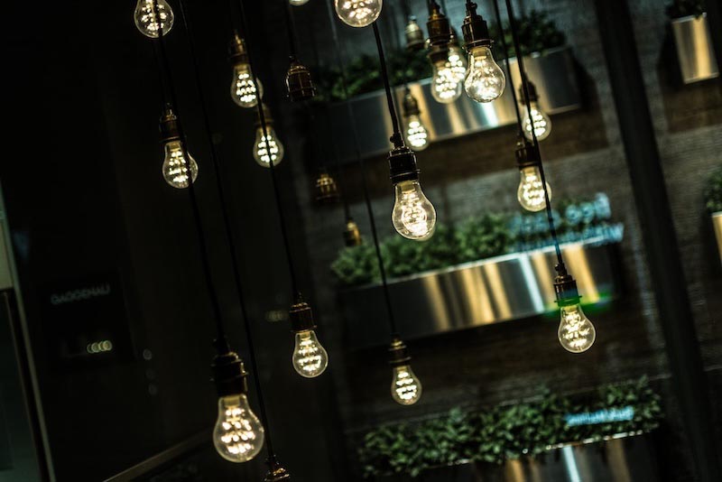 Carta Da Parati L'Armonia Delle Lampade - Fotomurale