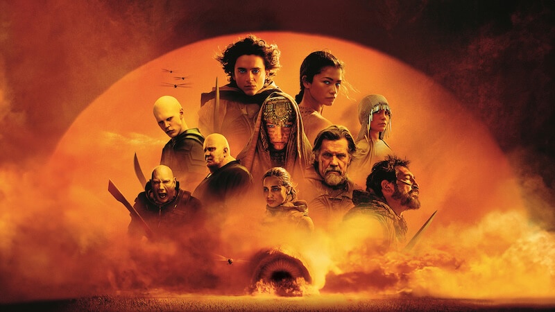 Carta Da Parati Personaggi Del Film Dune - Fotomurale