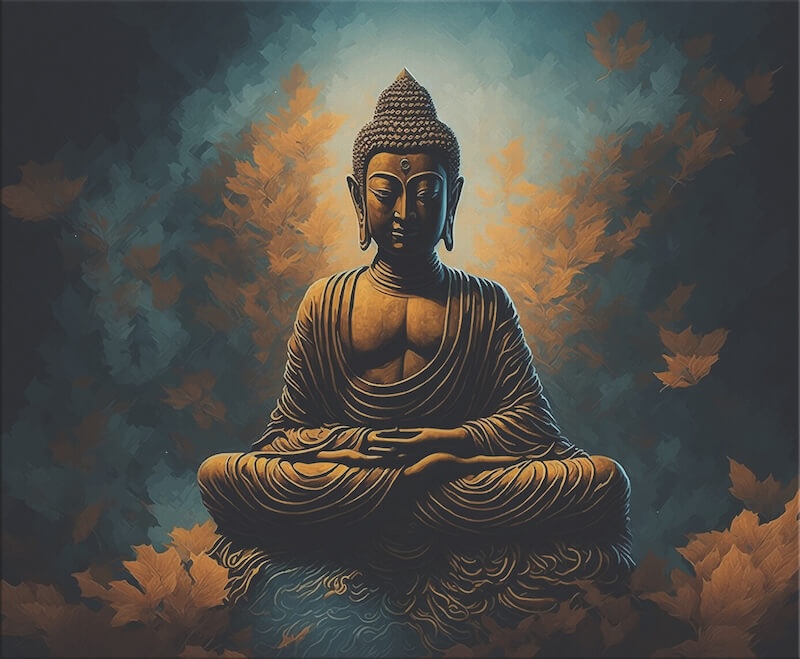 Carta Da Parati Tranquilla Serenità Del Buddha - Fotomurale