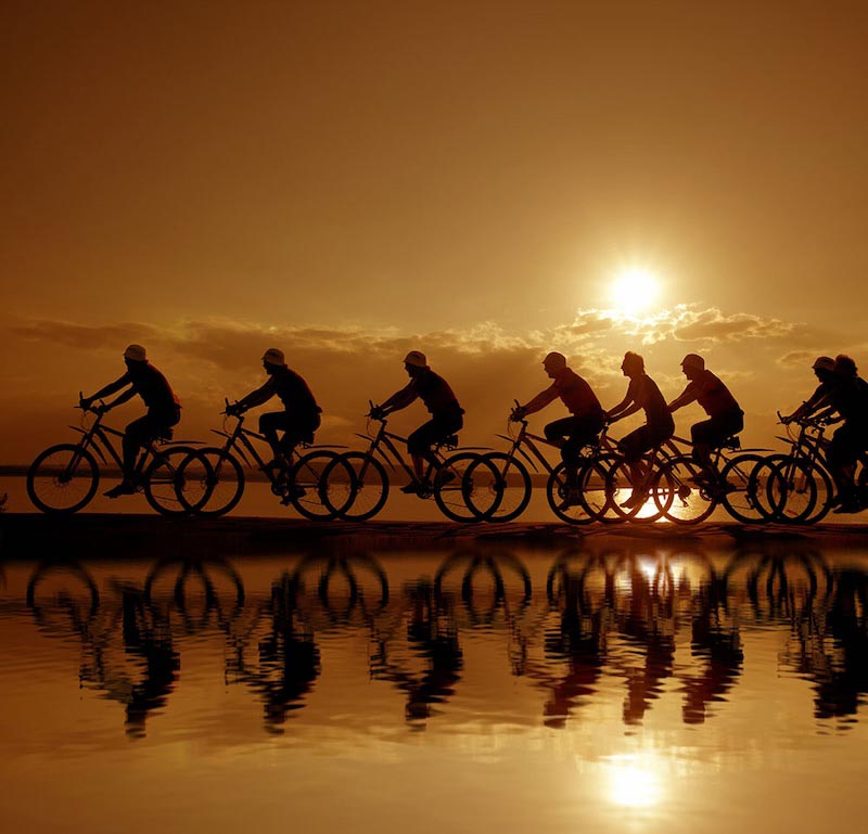 Carta Da Parati Giro In Bicicletta - Fotomurale