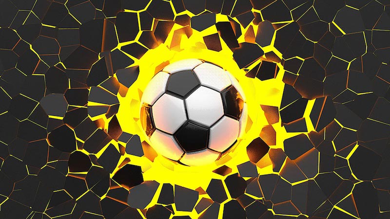 Carta Da Parati Palla 3D - Fotomurale