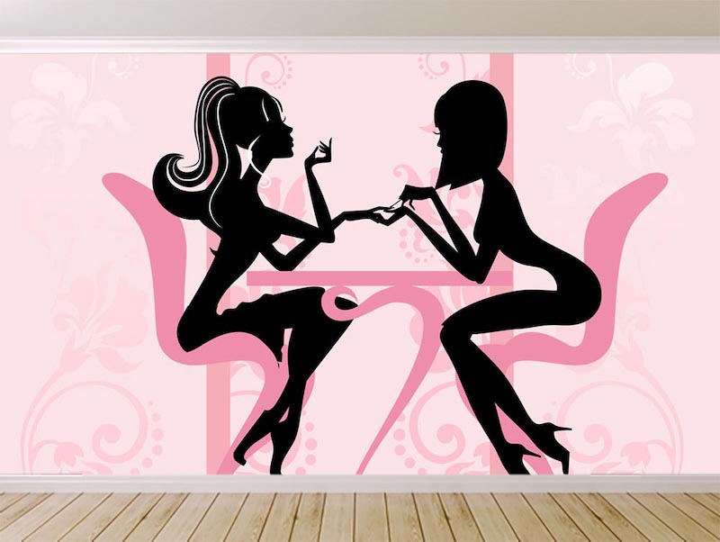 Cura Delle Mani - Carta Da Parati Murale Applicato