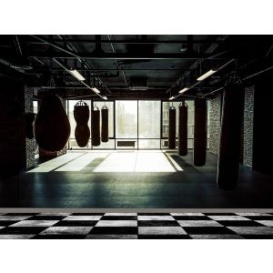 Sala Boxe - Carta Da Parati Murale Applicato