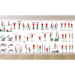 Carta Da Parati Movimenti Di Fitness