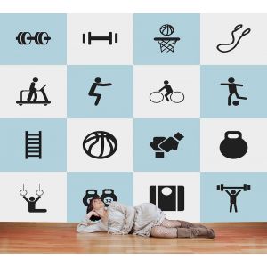 Sport - Carta Da Parati Murale Applicato