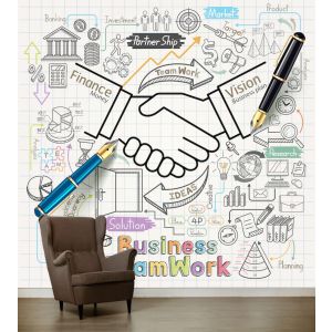 Carta Da Parati Visione Del Team E Redditività