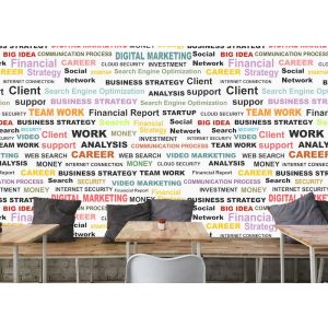 Carta Da Parati Termini Di Ufficio Colorati