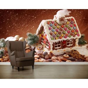 Casa Dei Biscotti - Carta Da Parati Foto 3D Applicato