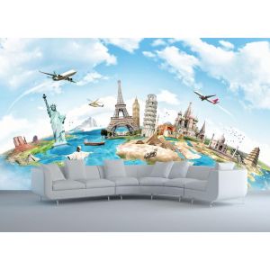 Carta Da Parati Il Mondo Sul Mio Muro