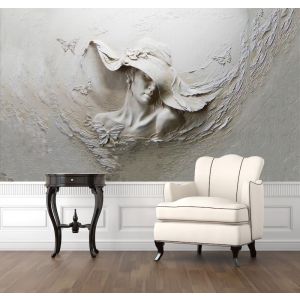 Carta Da Parati Statua A Muro