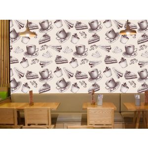 Carta Da Parati Caffè E Dessert