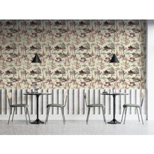 Carta Da Parati Set Da Caffè