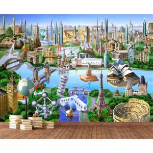 Carta Da Parati Simboli Del Mondo