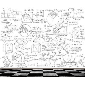 Geometria - Carta Da Parati Murale Applicato