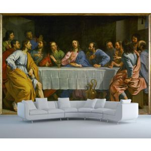 Ultima Cena - Carta Da Parati Per La Decorazione Applicato