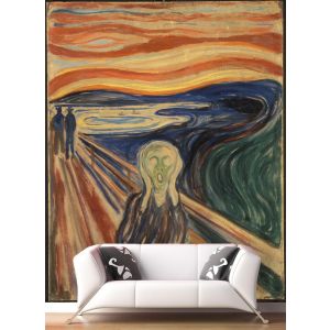 L'Urlo - Carta Da Parati Murale Applicato