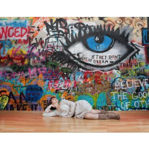 Sui Miei Occhi - Carta Da Parati Per La Decorazione Applicato