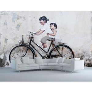 La Vita È Bella - Carta Da Parati Per La Decorazione Applicato