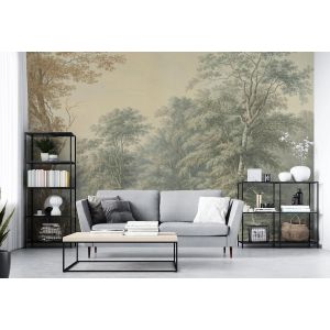 Carta Da Parati Bosco Classico Pittorico