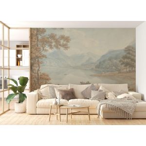 Carta Da Parati Paesaggio Lacustre Classico